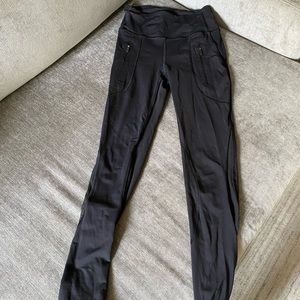 Black lululemon leggings - size 2
